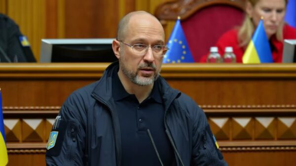 Premierminister Denys Schmyhal-USA überweisen Ukraine erste Tranche von 20 Mrd. Dollar aus russischen Vermögenswerten