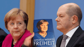 Scholz über Merkels Bestseller: 'Noch ungelesen, aber nicht vergessen'