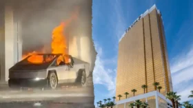 Tesla Cybertruck explodiert vor Trump Tower in Las Vegas und Reaktion von Elon Musk