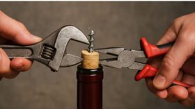 Kein Korkenzieher? Kein Problem. Entdecke kreative und sichere Wege, wie du eine Weinflasche ohne Werkzeug oder mit Alltagsgegenständen öffnen kannst. Ob mit Schraube und Zange, einem Löffel oder der Schuh-Trick – wir zeigen dir, wie du auch in der Not stilvoll Wein genießen kannst.