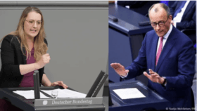 Friedrich Merz und Katharina Dröge liefern sich ein hitziges Duell im Bundestag: Koalition, Klimaschutz und Finanzpaket stehen auf dem Spiel. Wer setzt sich durch?
