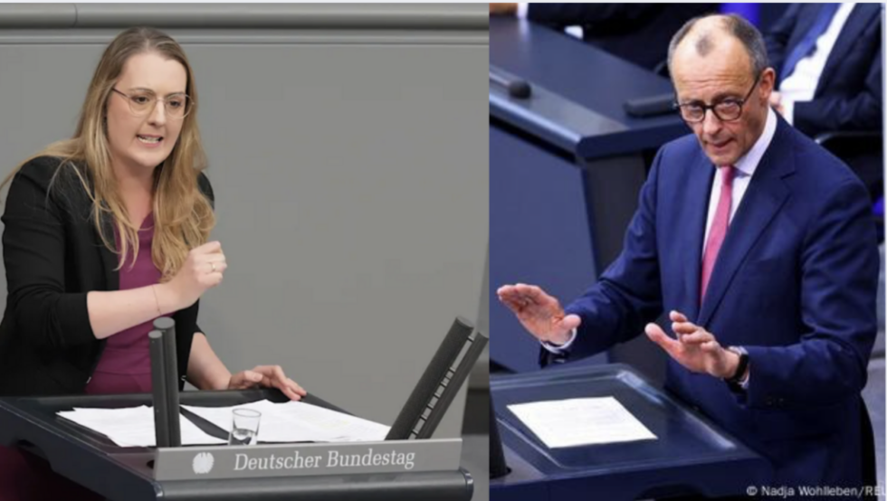Friedrich Merz und Katharina Dröge liefern sich ein hitziges Duell im Bundestag: Koalition, Klimaschutz und Finanzpaket stehen auf dem Spiel. Wer setzt sich durch?