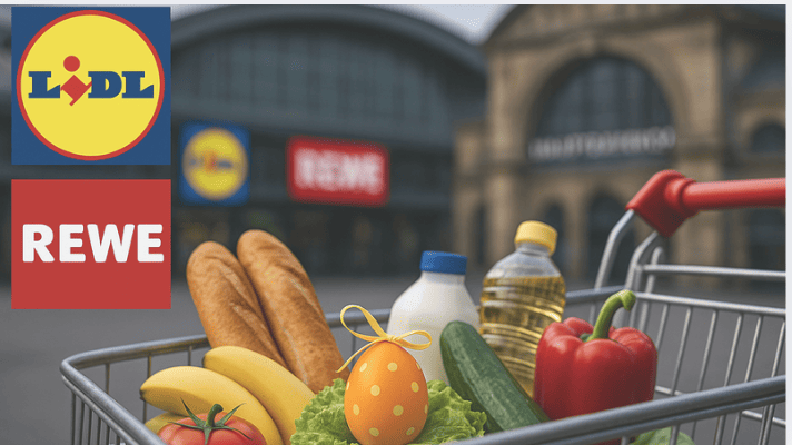 Wo Sie am Ostermontag 2025 trotz Feiertag einkaufen können – REWE, Lidl und weitere Märkte mit Sonderöffnung in deutschen Großstädten.