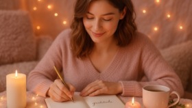 Ein Dankbarkeitstagebuch hilft, Stress zu reduzieren, besser zu schlafen und glücklicher zu leben. Tipps, Methoden und Forschung für mehr Achtsamkeit und mentale Gesundheit.