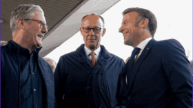 Die Spitzenpolitiker aus Frankreich, Großbritannien, Deutschland und Polen sind am 10. Mai 2025 zu Gesprächen im Rahmen der „Koalition der Willigen“ in Kiew eingetroffen.