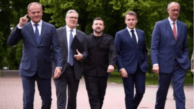 Frankreich, Deutschland, Polen, Großbritannien und die Ukraine fordern ab dem 12. Mai einen vollständigen, bedingungslosen Waffenstillstand für 30 Tage.