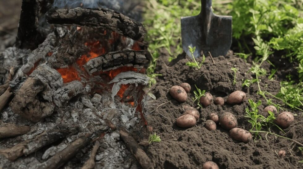 Kartoffeln mit Holzasche düngen? Renews.de erklärt, wie Kaminasche pH-Wert, Ertrag und Pflanzenschutz verbessert – nach dem Mondkalender und ohne Chemie.