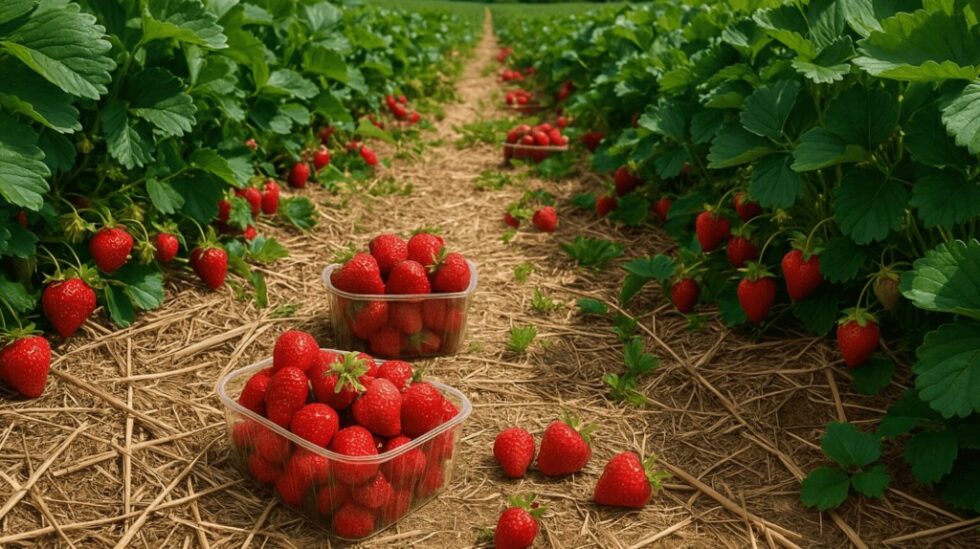 In der Nähe von Frankfurt Erdbeeren selbst pflücken: Frisch vom Feld, gesund, voller Vitamin C und perfekt für Familienausflüge – jetzt beste Zeit nutzen!