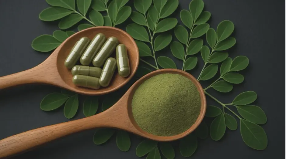 Moringa Pulver: Superfood für mehr Energie, bessere Verdauung & starke Abwehrkräfte. Jetzt Wirkung, Dosierung & Risiken entdecken – wissenschaftlich erklärt!