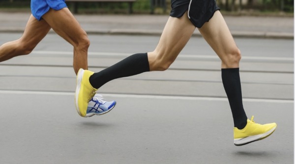 Kompressionsstrümpfe beim Sport: Wie sie Durchblutung, Muskelregeneration und Venengesundheit fördern – mit Studien, Einsatzbeispielen & Expertentipps.
