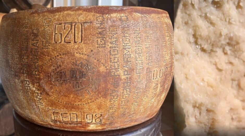 In Italien wurde ein 27 Jahre alter Parmigiano Reggiano geöffnet – der älteste genießbare Parmesan der Welt. Ein kulinarischer Rekord aus der Emilia-Romagna.