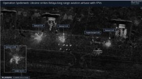 Nach einer SBU-Operation gegen russische Luftwaffenstützpunkte zeigen Satellitenbilder zerstörte Tu-95 und Tu-22M3 auf der Basis Belaja. Russland meldet Drohnenwelle.