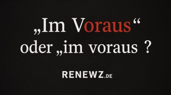 Wie schreibt man „im Voraus“ korrekt? Erfahre die einfache Regel, typische Fehler und warum diese feste Wendung fast immer großgeschrieben wird.