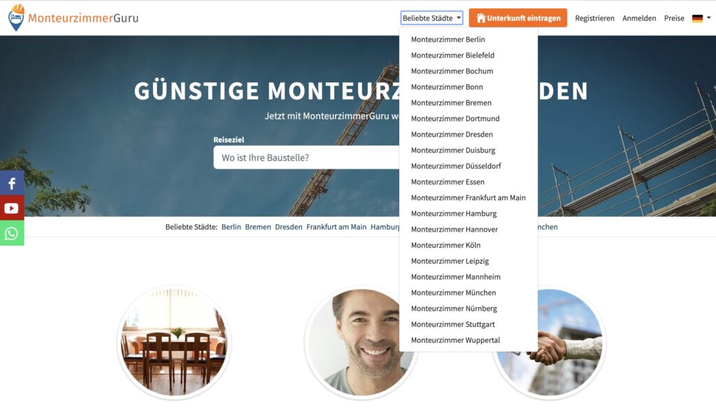 Monteurzimmer oder Hotel? Die beste Unterkunft für Arbeiter im Vergleich