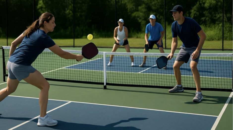 Pickleball ist ein Trendsport zwischen Tennis und Tischtennis. Erfahre hier, wie man spielt, welche Regeln gelten und wo man in Deutschland Pickleball spielen kann.