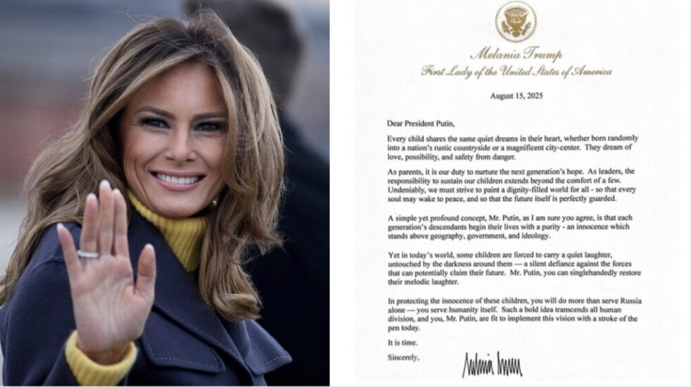 Fox News erhält exklusiv Melania Trumps Brief an Putin: Ein emotionaler Appell zum Schutz ukrainischer Kinder – jetzt veröffentlicht.