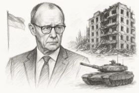 Bundeskanzler Friedrich Merz betont die schwierigen Friedensverhandlungen für die Ukraine. Trotz diplomatischer Bemühungen seien erst 200 Meter von 10 Kilometern erreicht.