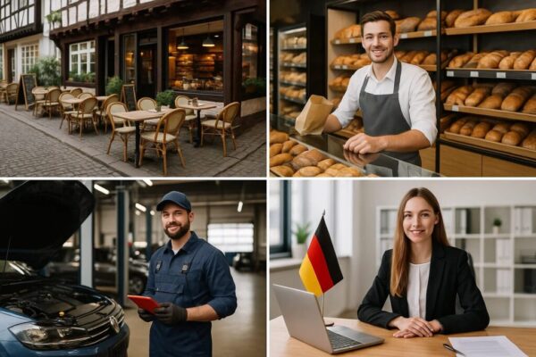 Unternehmen in Deutschland gründen – Chancen, Kosten, Rechtsformen, Steuern, Franchises und kleine Geschäftsideen. Alles für Gründer 2025 im Überblick.