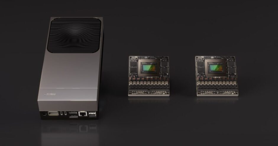 Jetson AGX Thor bringt 14 Neoverse-Kerne, Blackwell-GPU (≈2 PFLOPS), bis 128 GB RAM & 4×25 GbE. Dev-Kit für 3.499 USD – ideal für Robotik & KI.