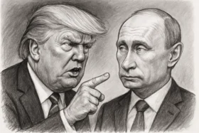 Donald Trump warnt: Sollte Putin in der Ukraine-Frage eine falsche Entscheidung treffen, werde die US-Reaktion hart und unmissverständlich ausfallen.