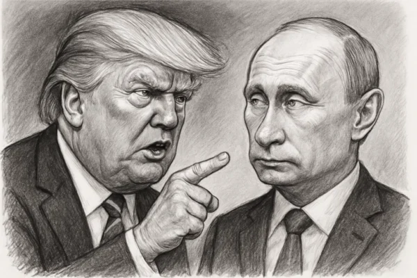 Donald Trump warnt: Sollte Putin in der Ukraine-Frage eine falsche Entscheidung treffen, werde die US-Reaktion hart und unmissverständlich ausfallen.