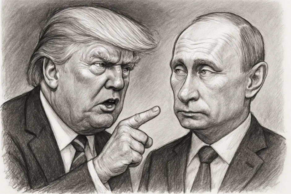 Donald Trump warnt: Sollte Putin in der Ukraine-Frage eine falsche Entscheidung treffen, werde die US-Reaktion hart und unmissverständlich ausfallen.