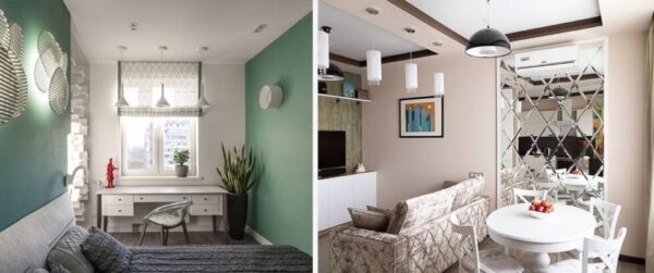 Kleines Zimmer größer wirken lassen: Tipps zu Farben, Spiegeln, Möbeln, Licht und Ordnung. So schaffen Sie mehr Raumgefühl in Wohnung und Haus.