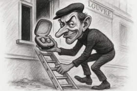 Im Louvre in Paris wurden neun Juwelen aus Napoleons Sammlung gestohlen. Die Täter flohen auf Rollern. Das Museum bleibt vorerst geschlossen.