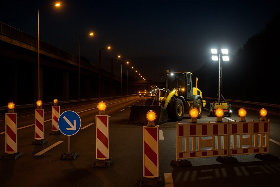 Berlin modernisiert seine Stadtautobahnen: Nächtliche Sperrungen auf A100 und A111 bis 17. Oktober. Alle Details zu Umleitungen, Tunnelarbeiten und Terminen.