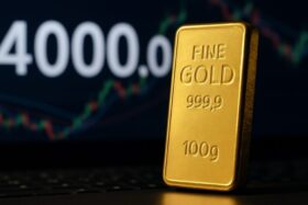 Gold steigt auf ein Rekordhoch von 4.000 US-Dollar je Unze, da Anleger in Zeiten globaler Unsicherheit verstärkt auf sichere Häfen setzen.