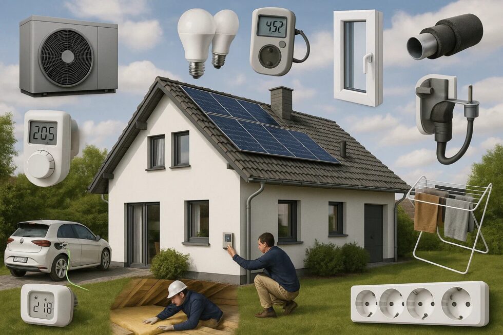 Energieeffizienz Haus Deutschland steigern: Entdecken Sie 10 bewährte Lösungen – Dämmung, Heizung, Solar, Smart-Home und Förderprogramme.