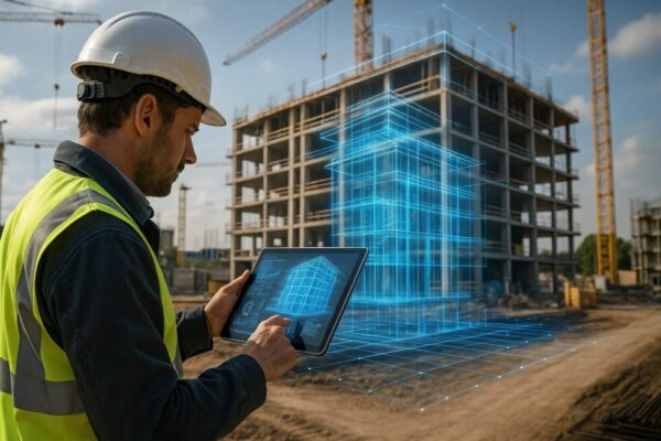 Die BIM adoption rate Germany steigt. Erfahren Sie, wie AI in construction planning Germany die Effizienz steigert und welche German ConstructionTech startups den Markt dominieren.