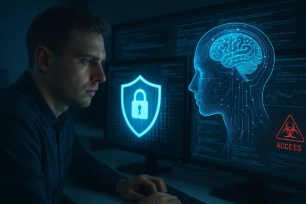 KI in Cybersicherheit: Wie künstliche Intelligenz Angriffe erkennt, automatisch reagiert und Risiken voraussieht – Chancen, Bedrohungen und ethische Fragen.