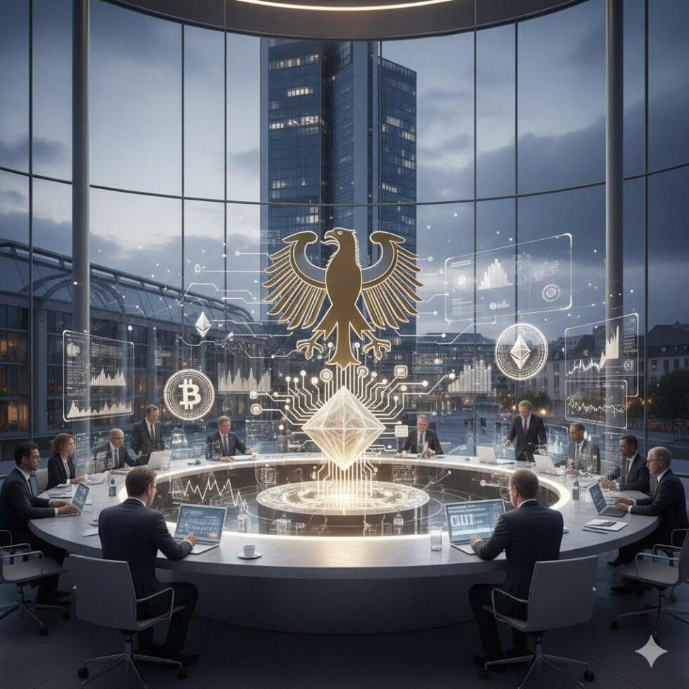 Kryptosouveränität in Deutschland: Deutsche Bank und Sparkassen planen regulierte Krypto-Dienste bis 2026 – Verwahrung, Handel und Tokenisierung unter MiCA.