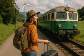 Slow Travel in Deutschland ist der Trend der Zukunft. Erfahren Sie, wie Sie Ihren CO₂-Fußabdruck minimieren und mit Bahn und Green Hotels nachhaltig reisen