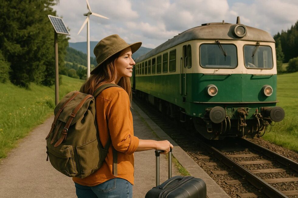 Slow Travel in Deutschland ist der Trend der Zukunft. Erfahren Sie, wie Sie Ihren CO₂-Fußabdruck minimieren und mit Bahn und Green Hotels nachhaltig reisen
