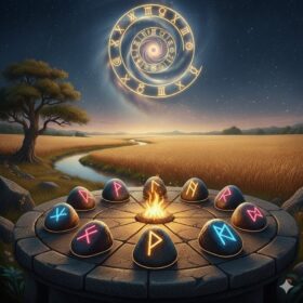 Runenhoroskop 10.10.2025: Detaillierte Analyse für alle 12 Sternzeichen. Jungfrau findet neue Lösungen (Perthro), Schütze erhält Unterstützung (Othala). Mit Tiwaz, Fehu, Ansuz.