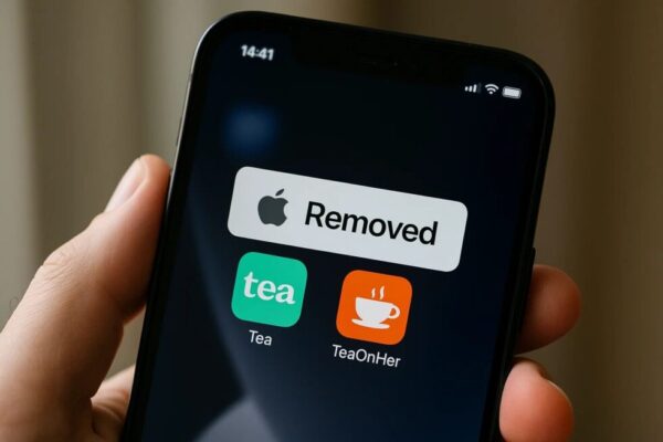 Schock für Millionen Nutzer: Apple wirft Tea und TeaOnHer aus dem App Store! Trotz 5 Mio. $ Umsatz – Datenschutzverstöße und Skandale führen zum Aus.