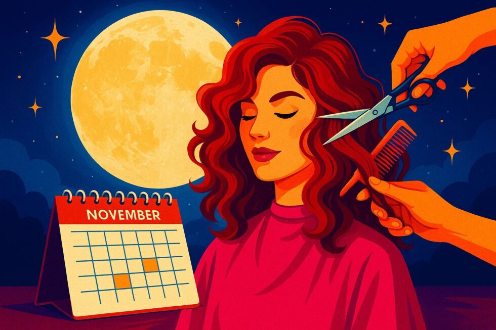 Mondkalender Haarschnitt: Wann schneiden Sie im November 2025? Beste Tage für Färbung, Stärkung und Wachstum in allen Bundesländern.