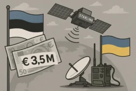 Estland stellt 3,5 Mio. € für Starlink-Systeme der Ukraine bereit. Verteidigungsminister Pevkur betont Bedeutung für Drohnen, Kommunikation und Europas Sicherheit.
