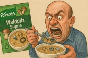 Knorr ruft Produkte wie Waldpilz Suppe zurück (Chargen-Nr. 528219C93, MHD 04/2027) wegen Metall- und Gummiteilen. Verzehr kann zu Verletzungen führen.