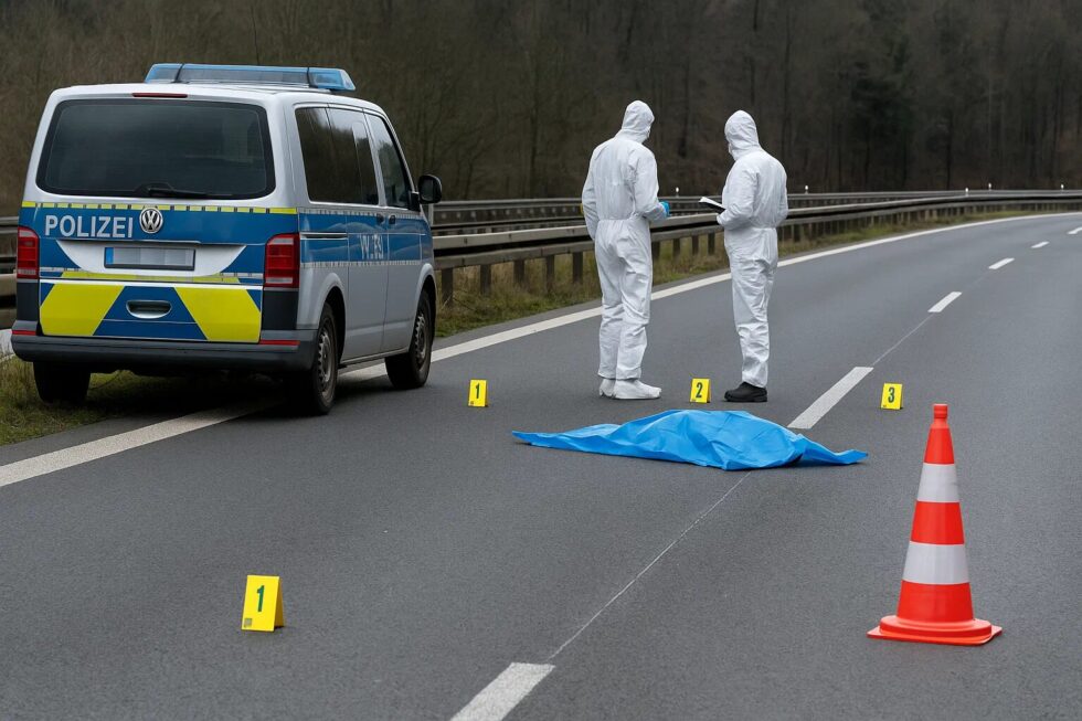 Auf der A45 in NRW wurden Körperteile einer unbekannten Frau zwischen Olpe-Süd und Freudenberg gefunden. Die Polizei Hagen hat eine Mordkommission eingesetzt.