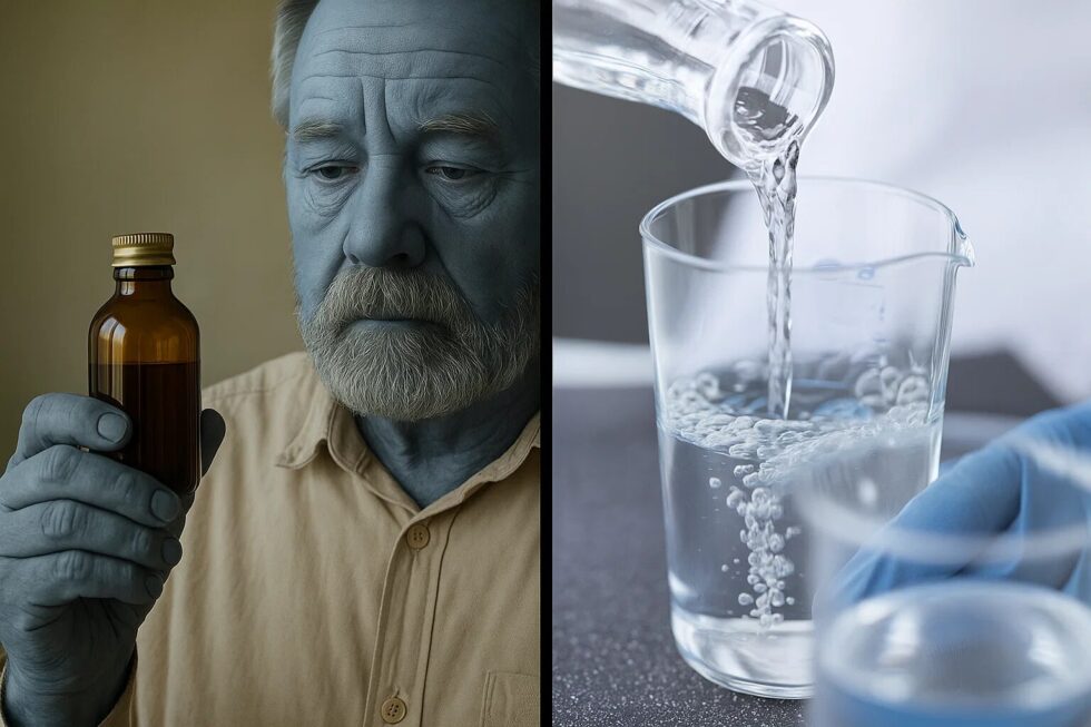 Apotheker #DerApotheker warnt: Die Einnahme von kolloidalem Silber als "Antibiotikum" führt zu irreversibler Hautblaufärbung (Argyrie) und toxischen Organschäden.