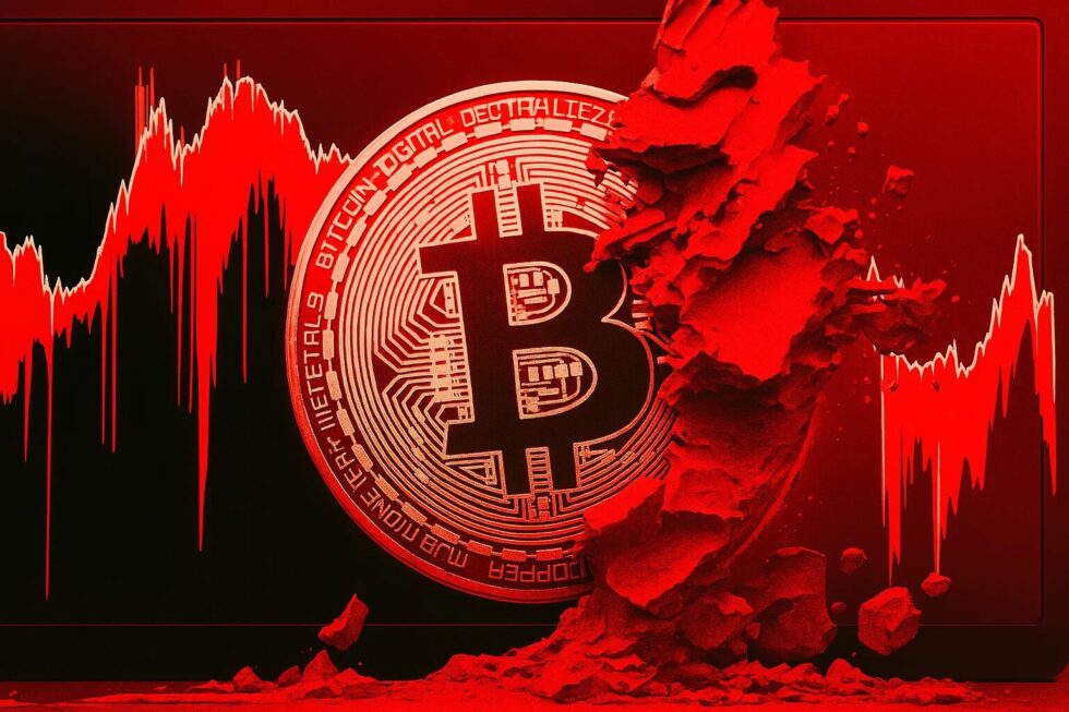 Bitcoin im Crash-Modus: Der Kurs stürzte von $126.000 auf unter $90.000 (Verlust 29%). Die Rekordabflüsse von $523 Mio. aus dem BlackRock-ETF befeuern die Panikwelle 2025.