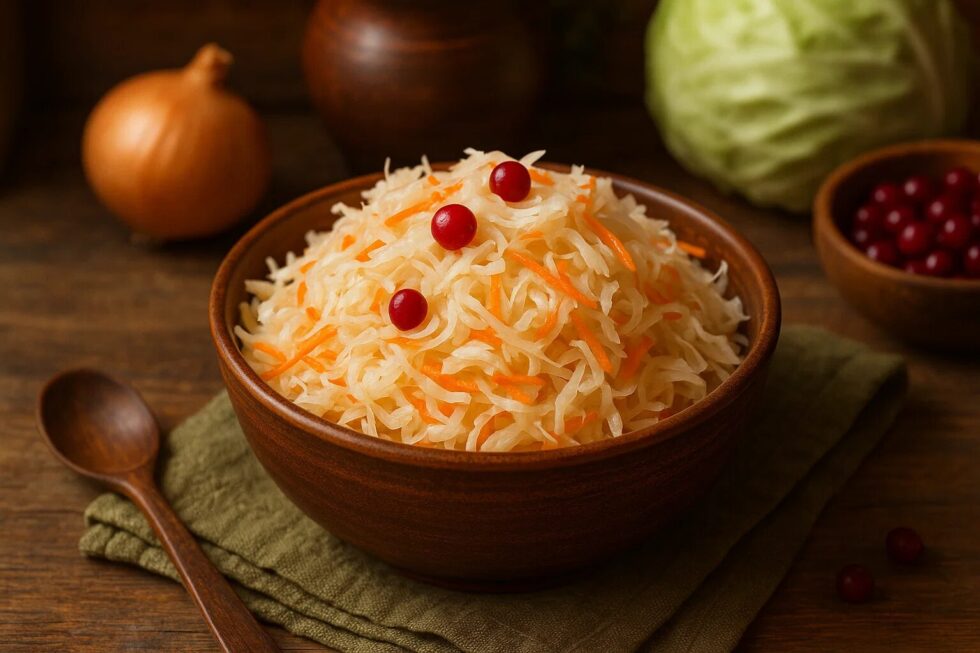 Sauerkraut Test 2025: Öko-Test prüft 28 Marken. Bio-Sieger, Pestizide im konventionellen Kraut und BPA in Dosen. Warum die Marke Hengstenberg durchfällt.