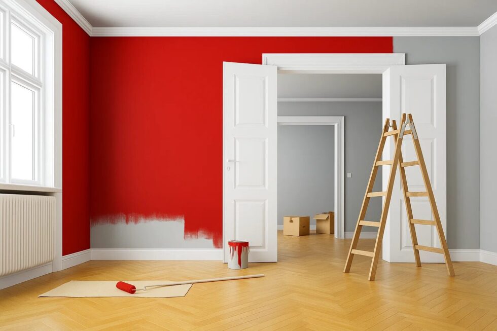 Latexfarbe überstreichen: Erfahren Sie, wie Sie dichte Latexanstriche durch Anschleifen und Haftgrund richtig vorbereiten. Mit Profi-Tipps gelingt der streifenfreie Neuanstrich garantiert.