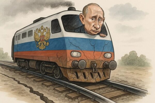 Russischer Schienengüterverkehr sinkt um 7% in neun Monaten, was die niedrigste Frachtmenge seit 2003 bedeuten könnte. Rückgänge bei Autos und Metallschrott.