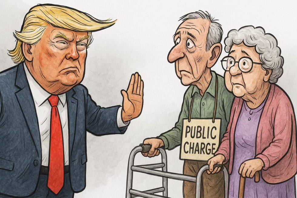 Die Trump-Regierung verschärfte die Visaregeln: Ältere und Kranke (Diabetes, Fettleibigkeit) gelten als "öffentliche Last". Visumsbeamte erhalten erweiterte Macht.