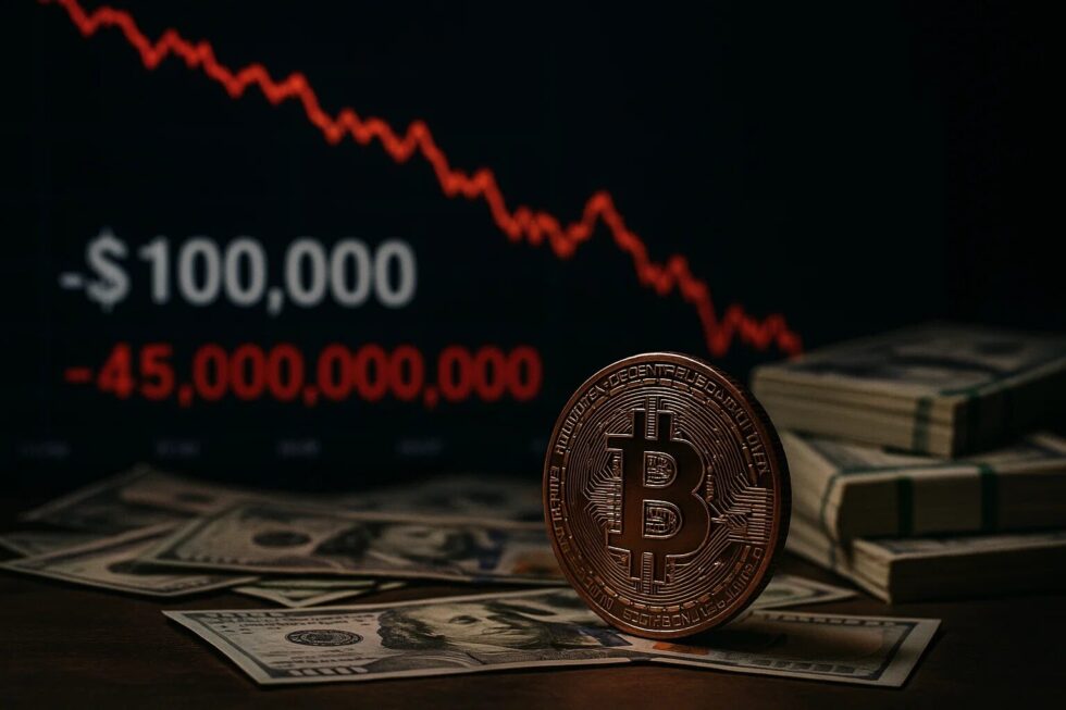 Bitcoin fällt erstmals seit Juni unter 100.000 $ durch massive Verkäufe von Krypto-Walen ($45 Mrd.). 10x Research und K33 warnen: Der Preisrückgang könnte bis zum Frühjahr andauern.