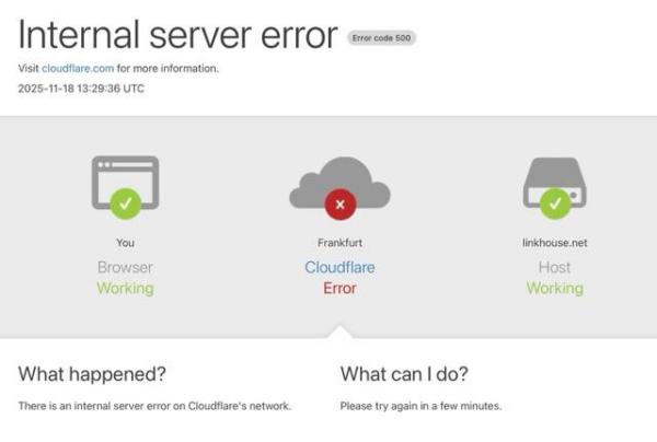 Ein großflächiger Cloudflare-Ausfall legte X, Spotify, Facebook und weitere Websites lahm. Die Störung wurde behoben, die Ursache bleibt jedoch unbekannt.